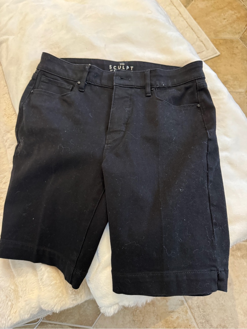 White House Black Market Black Jeans Bermuda Shorts
